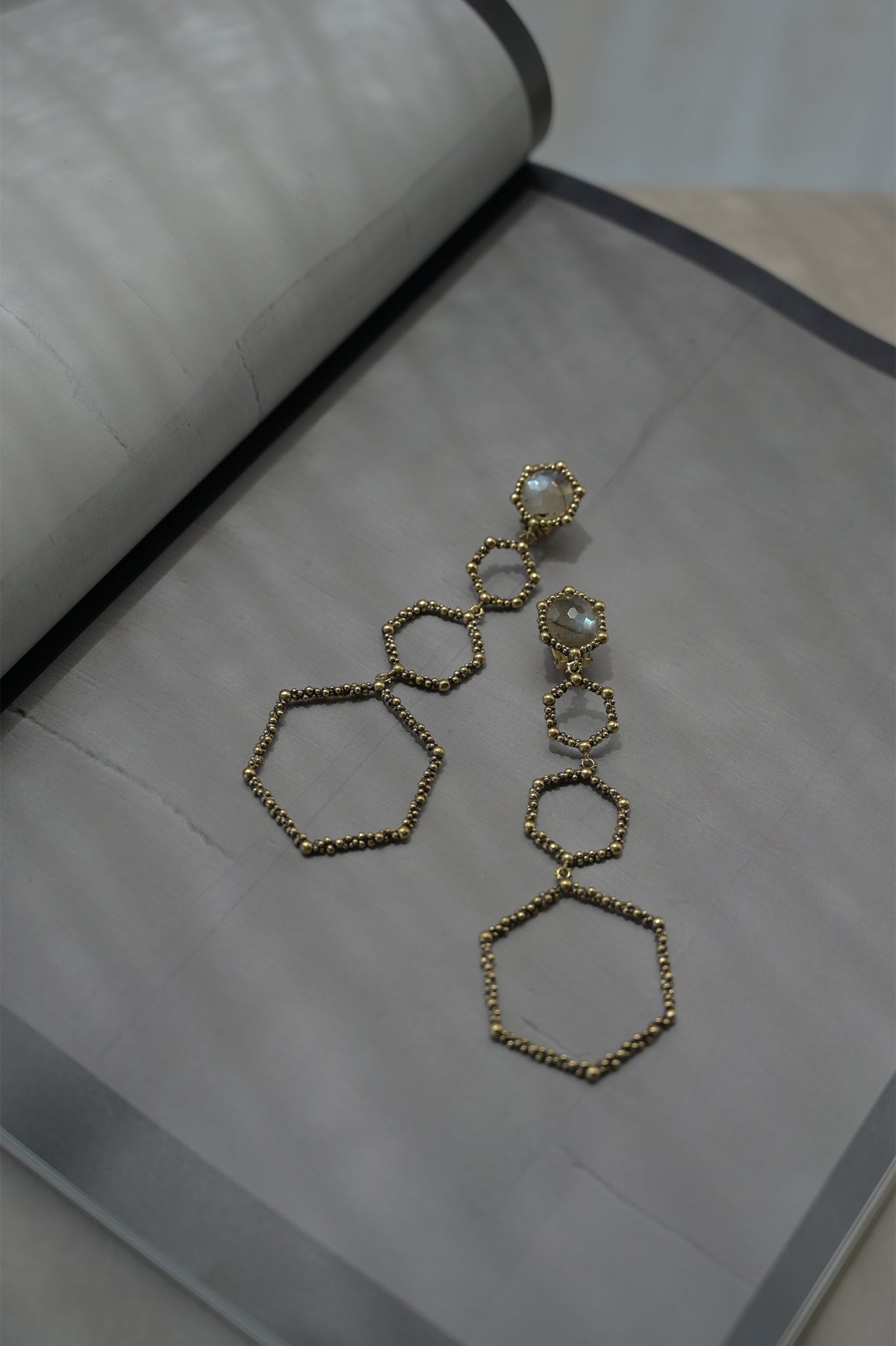 ダニエラデマルキ Daniela de Marchi Honey Collection ハニーコレクション イヤリング ラブラドライト