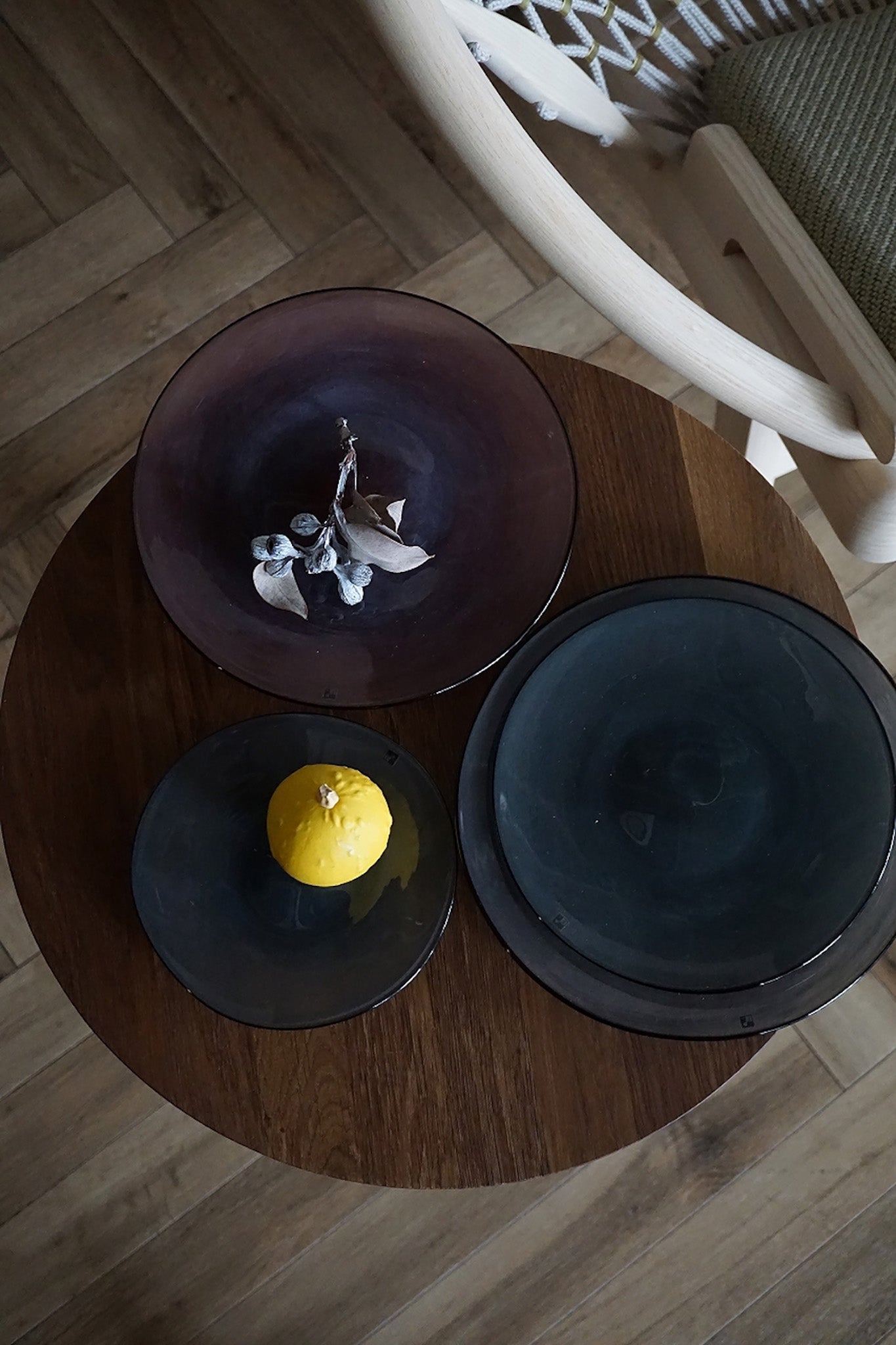 fresco kasumi plate M gray フレスコ カスミ プレート エム グレー