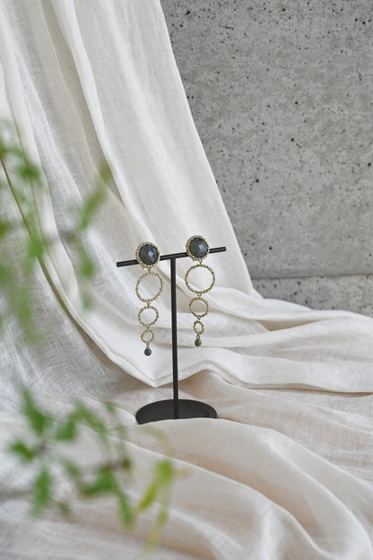 ダニエラデマルキ/Daniela de Marchi<br>Contaminazioni Collection<br> イヤリング（Earrings）［OR1145 OAG ラブラドライト］