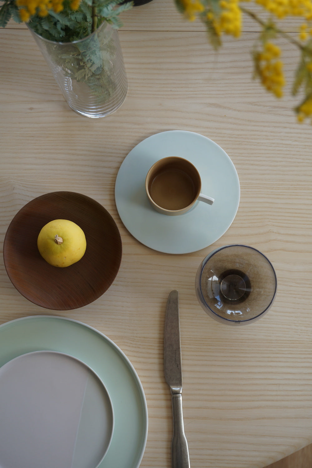 1616 / arita japan　Coffee Cup　Saucer　Light brown　アリタジャパン　コーヒーカップ　ソーサー　ライトブラウン