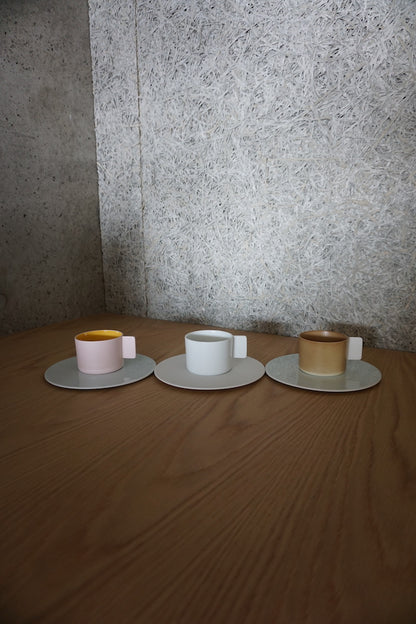 1616 / arita japan　Coffee Cup　Saucer　Light brown　アリタジャパン　コーヒーカップ　ソーサー　ライトブラウン