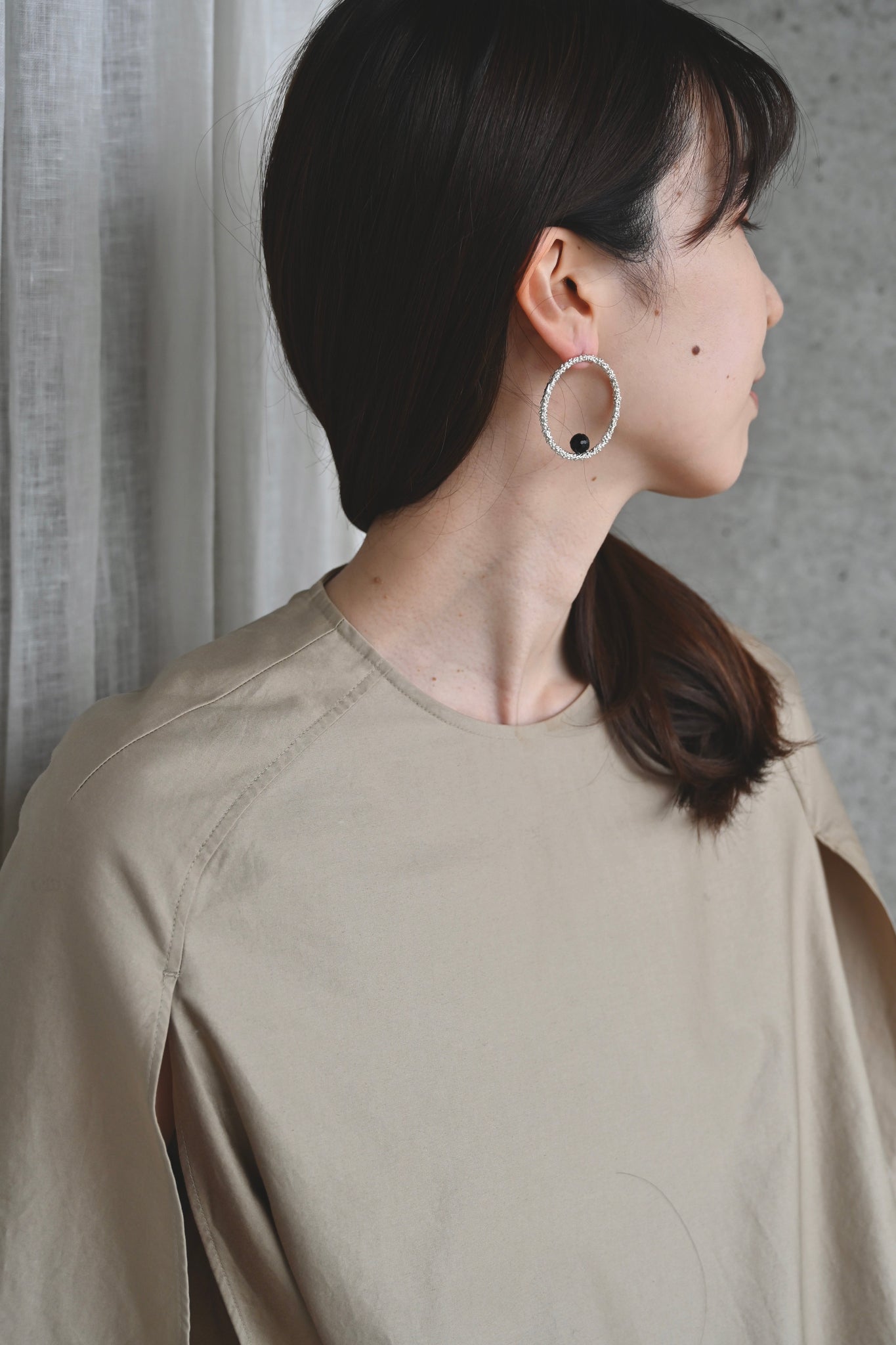 ダニエラデマルキ / Daniela de Marchi <br> ピアス（Pierces）［OR0001 ACH オニキス］