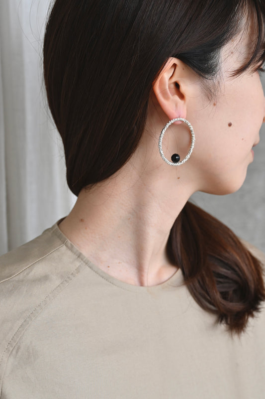 ダニエラデマルキ / Daniela de Marchi <br> ピアス（Pierces）［OR0001 ACH オニキス］
