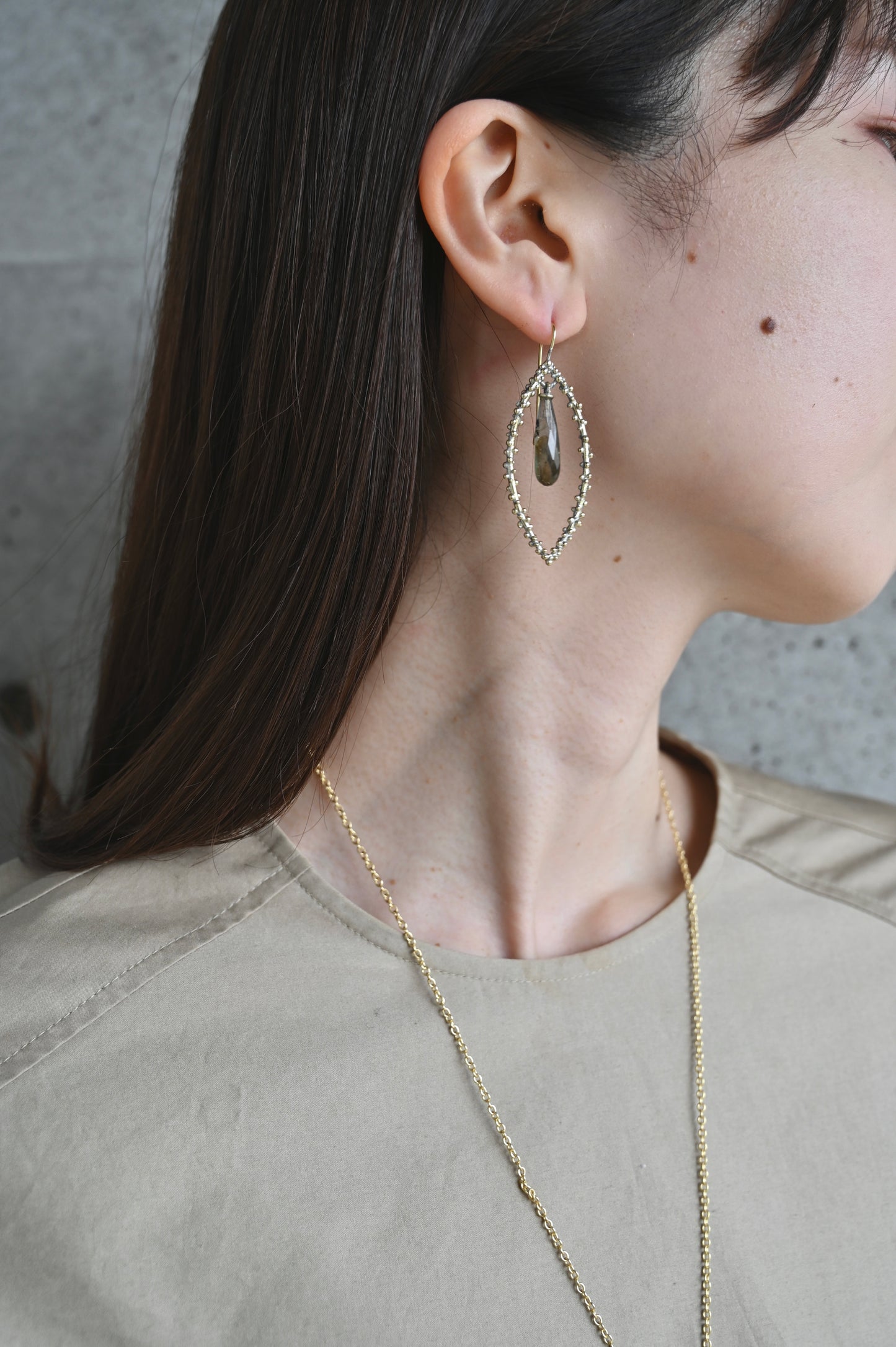 ダニエラデマルキ / Daniela de Marchi <br> Ⅰmpero Collection<br>ピアス（Pierces）［OR1395 OAG ラブラドライト］