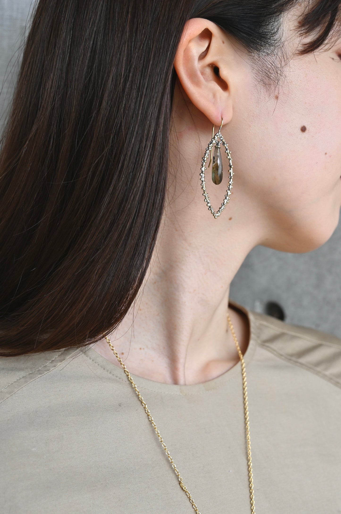 ダニエラデマルキ / Daniela de Marchi <br> Ⅰmpero Collection<br>ピアス（Pierces）［OR1395 OAG ラブラドライト］
