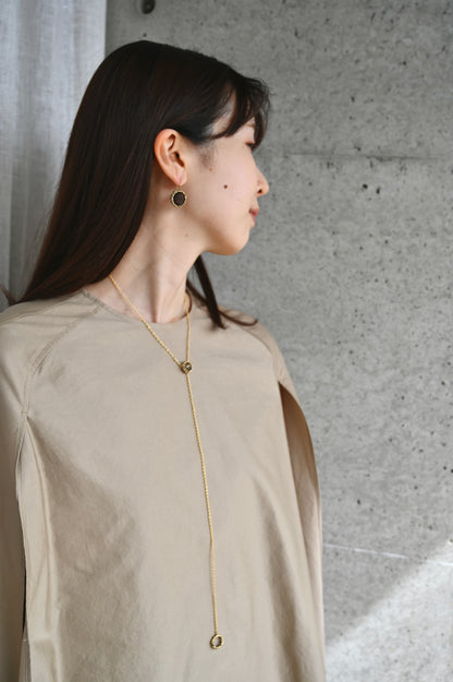 ダニエラデマルキ/Daniela de Marchi<br> Inclusion Collection<br>ピアス（Pierces）［OR1381 OBR スモーキークオーツ］