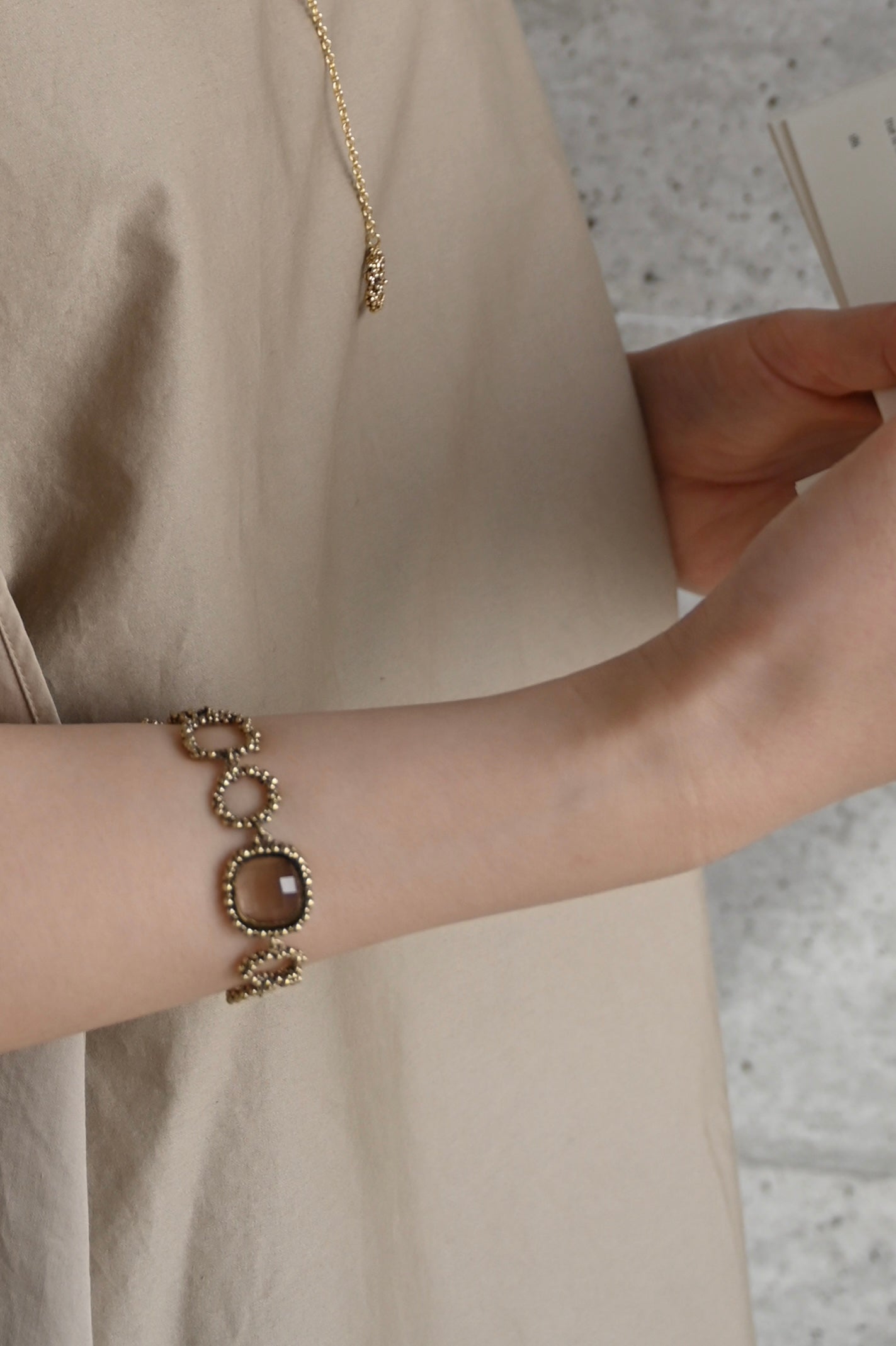 ダニエラデマルキ / Daniela de Marchi <br> Little Secret Collection<br>ブレスレット（Bracelet）［BR3118 OBR スモーキークオーツ］