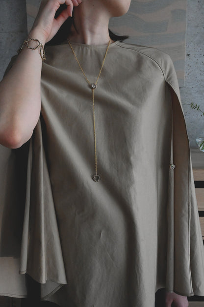 ダニエラデマルキ / Daniela de Marchi <br> Inclusion Collection<br> ネックレス（Necklace）［ CL5614 OVIローズクォーツ］