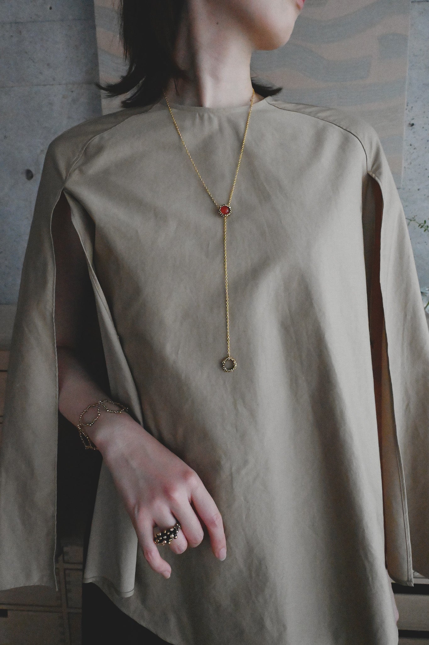 ダニエラデマルキ / Daniela de Marchi <br> Inclusion Collection<br> ネックレス（Necklace）［ CL5614 OBR カーネリアン］