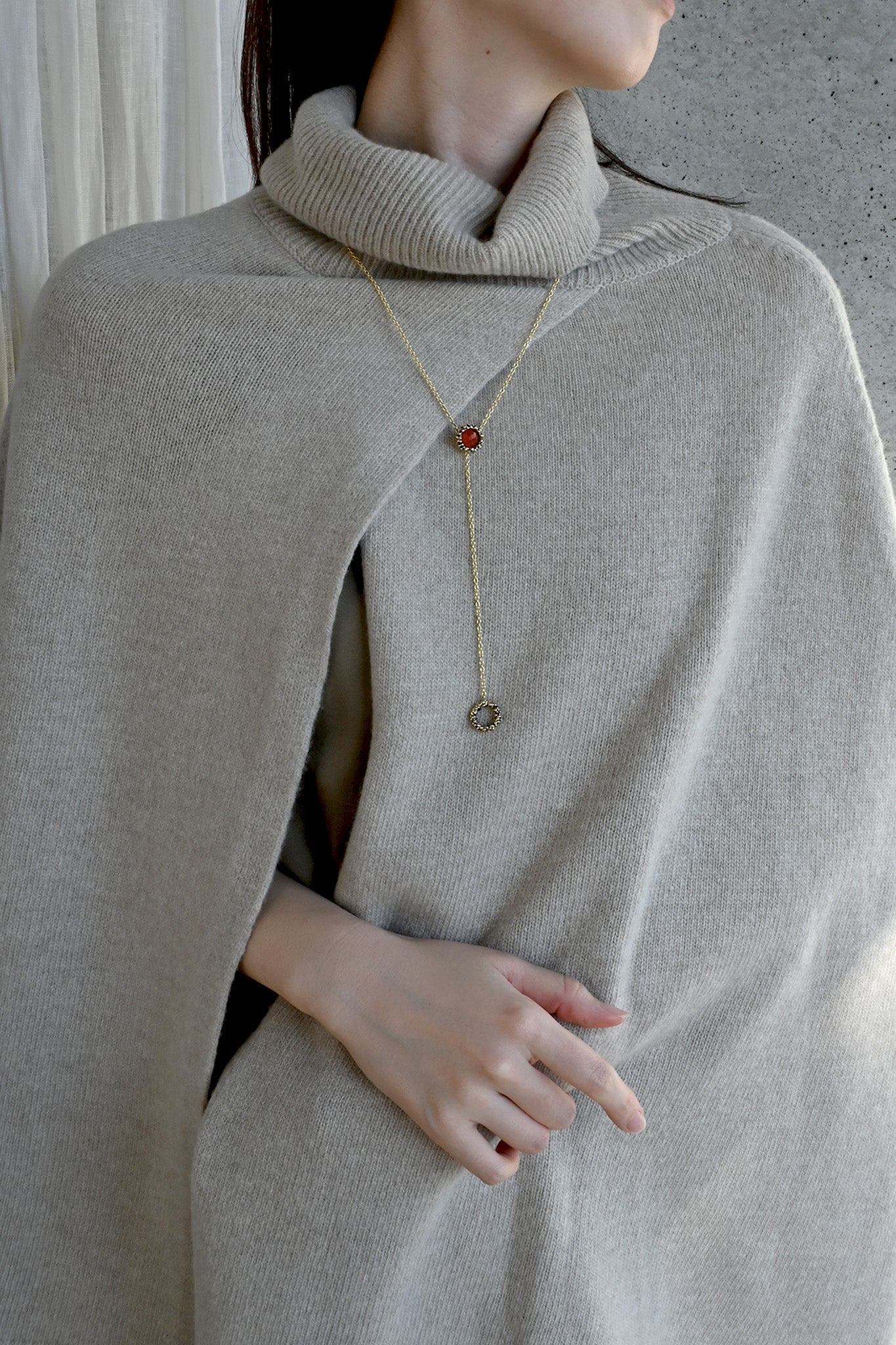 ダニエラデマルキ / Daniela de Marchi <br> Inclusion Collection<br> ネックレス（Necklace）［ CL5614 OBR カーネリアン］