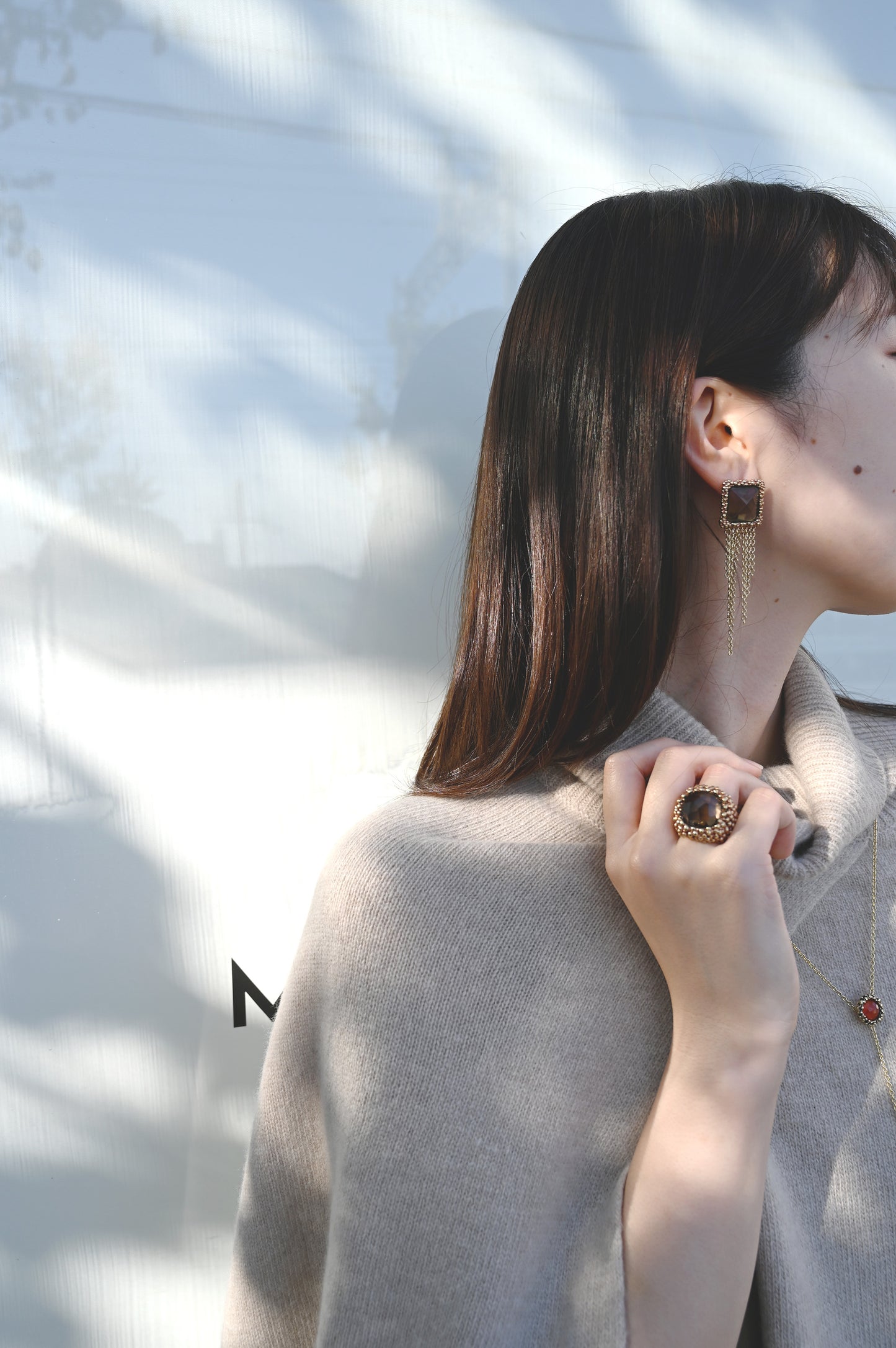 ダニエラデマルキ/Daniela de Marchi<br>Gatsby Collection<br>ピアス（Pierces）［OR1362 ORA スモーキークオーツ］