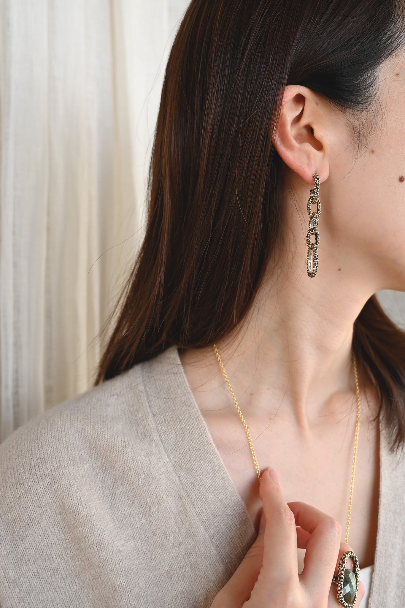 ダニエラデマルキ / Daniela de Marchi <br> Empatia Collection <br>ピアス（Pierce）［OR1438 OBR］