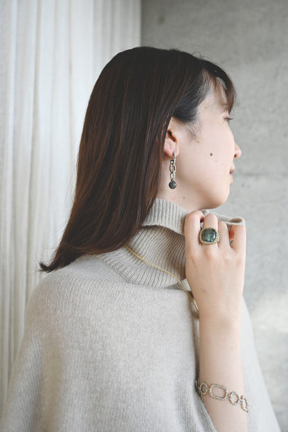 ダニエラデマルキ / Daniela de Marchi <br> Empatia Collection <br>ピアス（Pierce）［OR1437 OAG ラブラドライト］