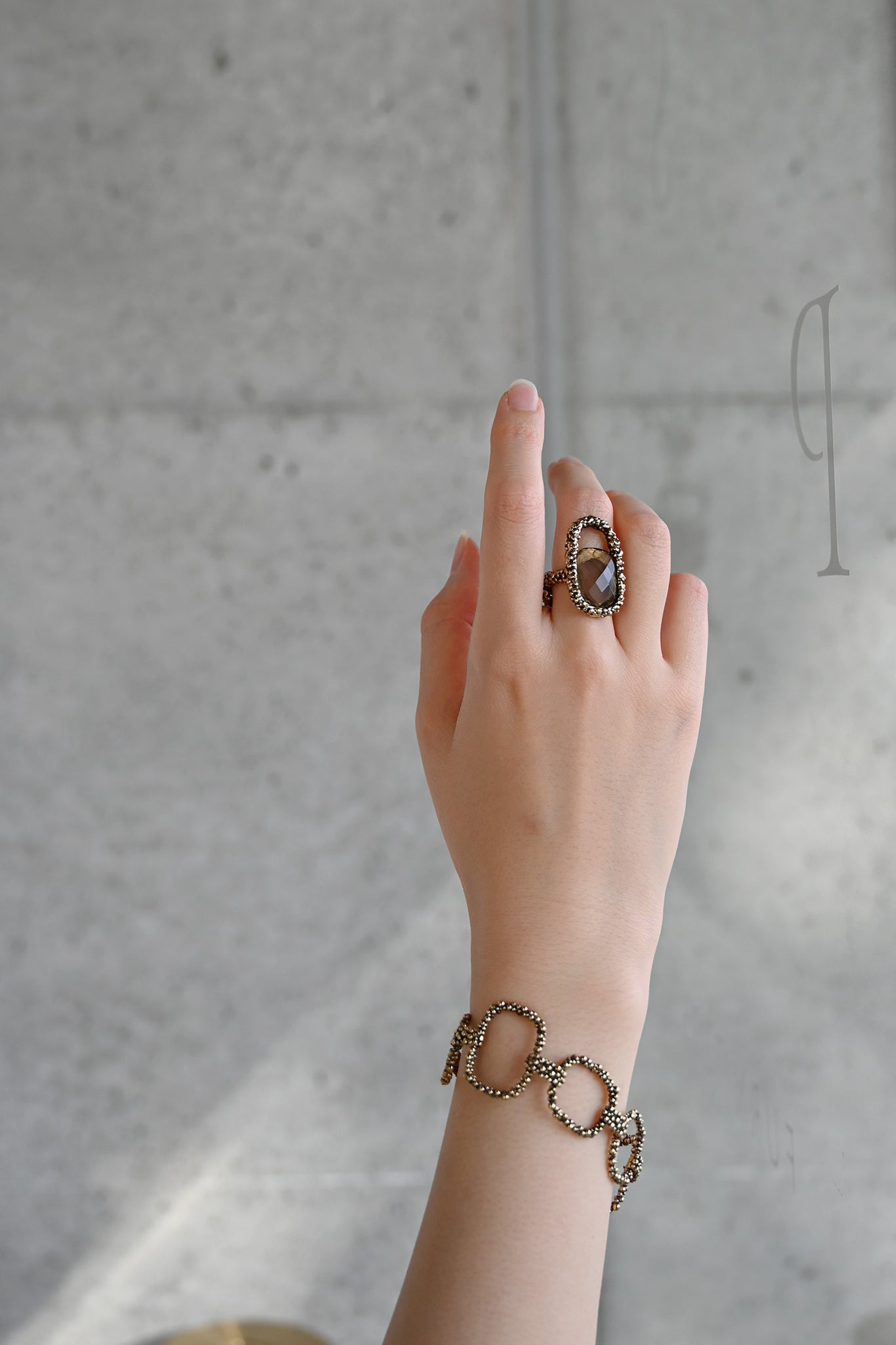 ダニエラデマルキ / Daniela de Marchi <br> Empatia Collection <br>リング（Ring)［AN0235 OBR スモーキークオーツ］