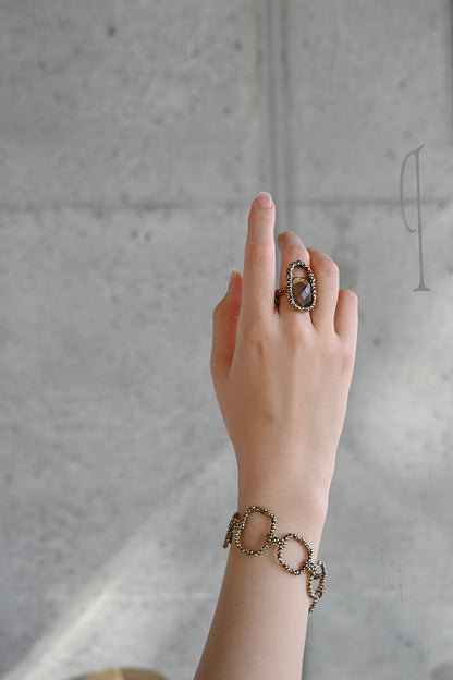 ダニエラデマルキ / Daniela de Marchi <br> Empatia Collection <br>リング（Ring)［AN0235 OBR スモーキークオーツ］