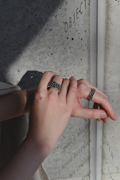 ダニエラデマルキ / Daniela de Marchi <br> Essere Collection <br>リング（Ring)［AN0236 AGR（シルバー）］#13