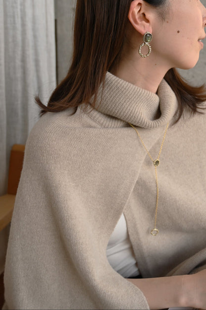 ダニエラデマルキ/Daniela de Marchi<br>La Voce Collection<br>ピアス（Pierces）［OR1406 OAG ラブラドライト］