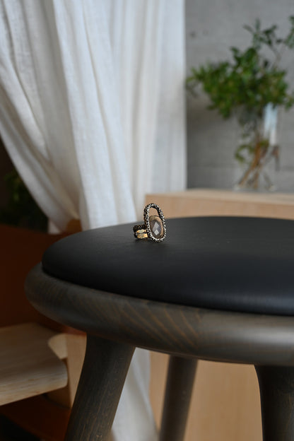 ダニエラデマルキ / Daniela de Marchi <br> Empatia Collection <br>リング（Ring)［AN0235 OBR スモーキークオーツ］