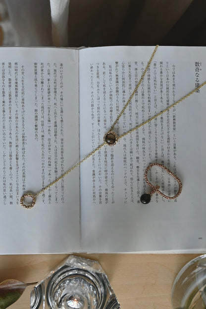 ダニエラデマルキ / Daniela de Marchi <br> Inclusion Collection<br> ネックレス（Necklace）［ CL5614 ORA スモーキークオーツ］