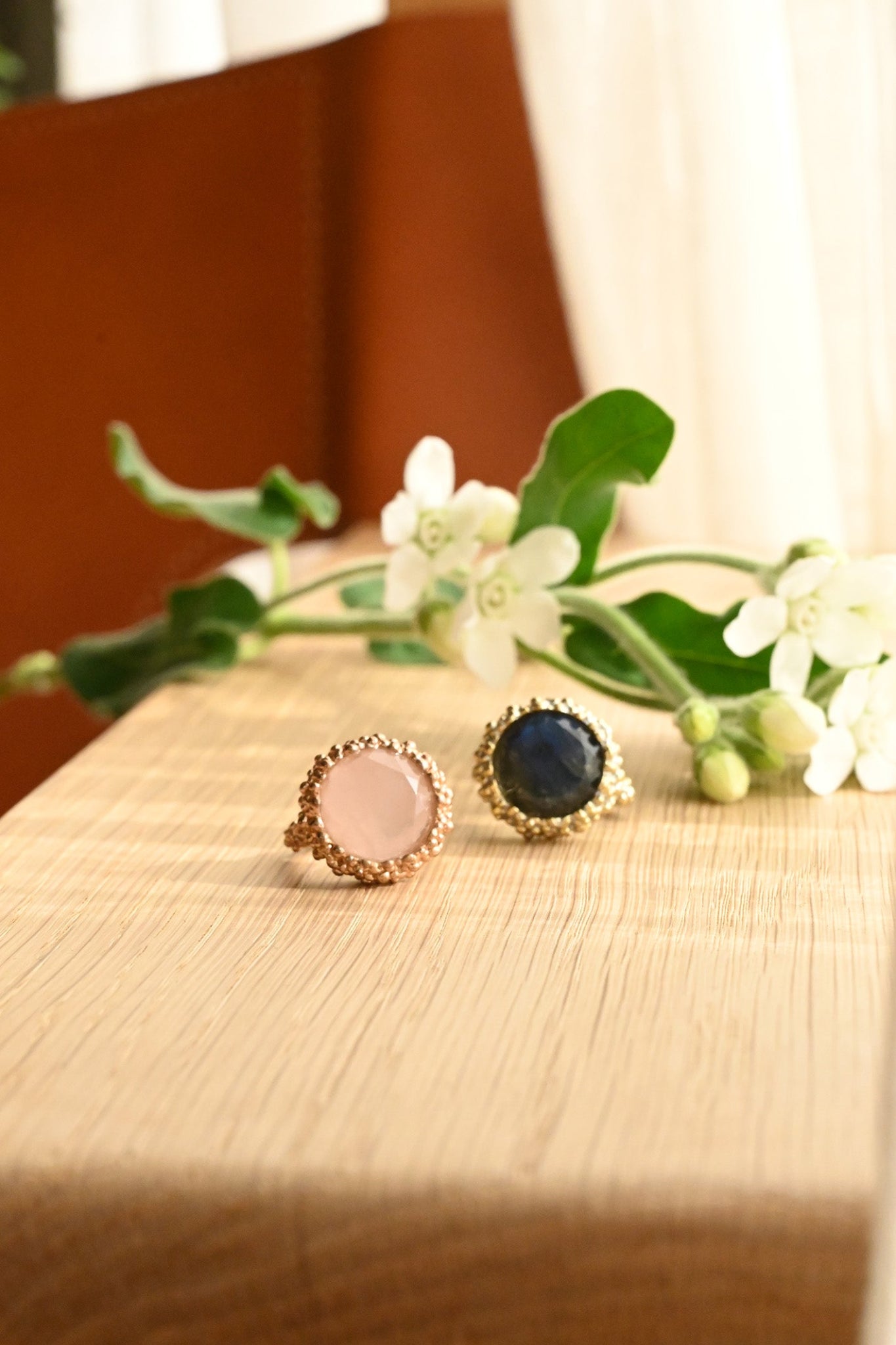 ダニエラデマルキ/Daniela de Marchi<br>Inclusion Collection <br>リング（Ring）［AN0211 BCH ローズクオーツ］＃11