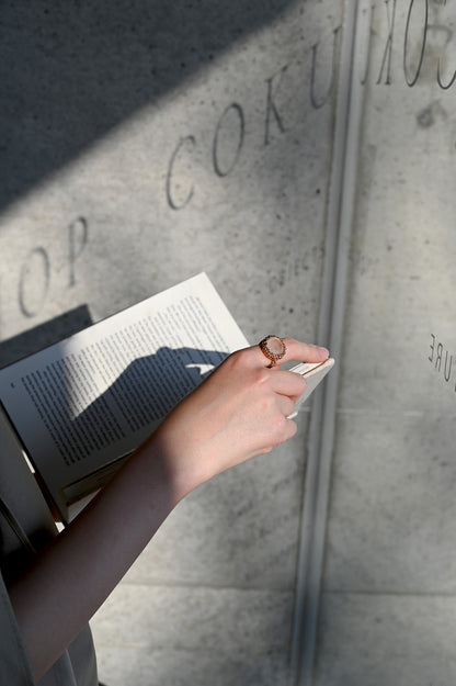 ダニエラデマルキ/Daniela de Marchi<br>Inclusion Collection <br>リング（Ring）［AN0211 BCH ローズクオーツ］＃11