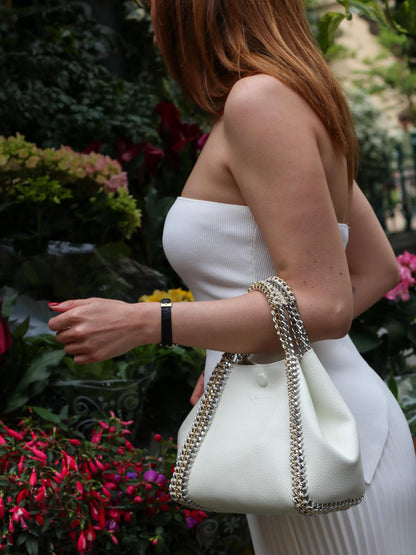 【オーダー】デ・クチュール/de Couture<br>2WAY チェーン トートバッグ Sサイズ <br> Red