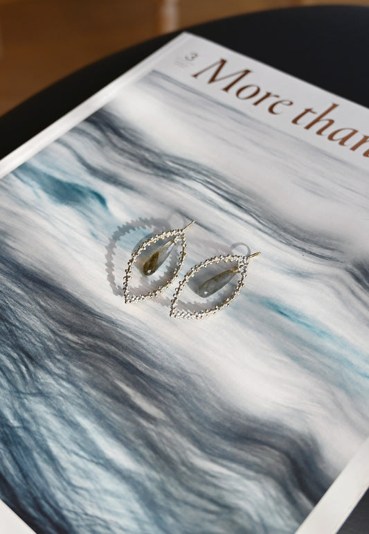 ダニエラデマルキ / Daniela de Marchi <br> Ⅰmpero Collection<br>ピアス（Pierces）［OR1395 OAG ラブラドライト］