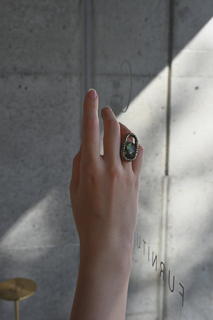 ダニエラデマルキ / Daniela de Marchi <br> Empatia Collection <br>リング（Ring)［AN0235 OBR ラブラドライト］