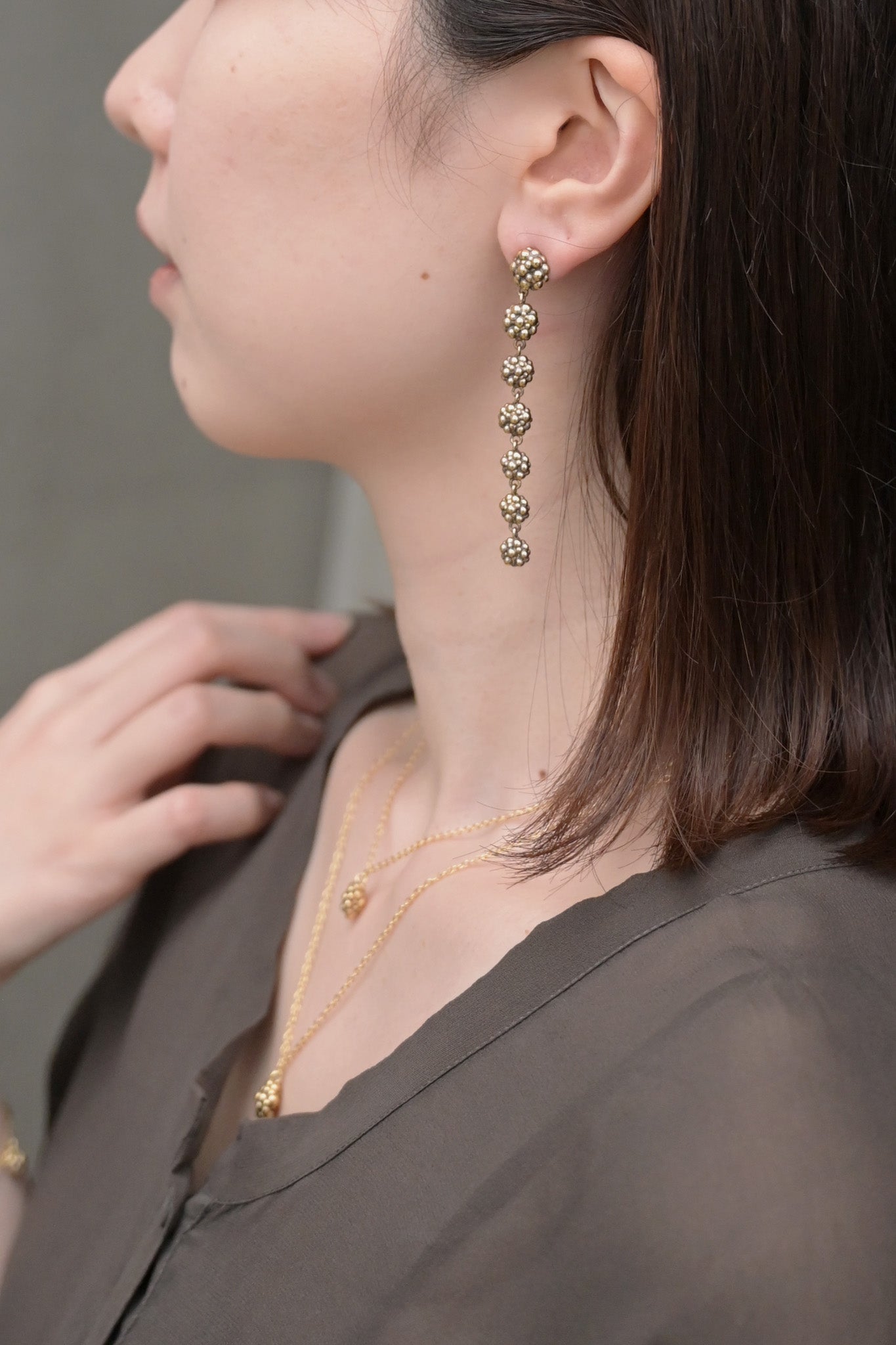 ダニエラデマルキ / Daniela de Marchi , Frutti di bosco Collection ,  ピアス（Pierces）［OR1414 OBR］