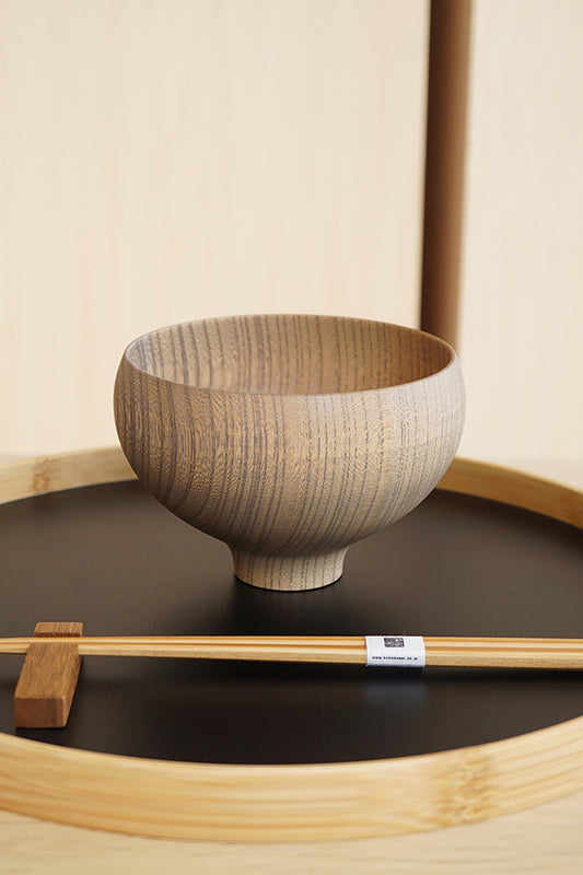 我戸幹男商店　ガトミキオショウテン AEKA Round bowl L Smoke grey　アエカ　ラウンドボウル　L　スモークグレー