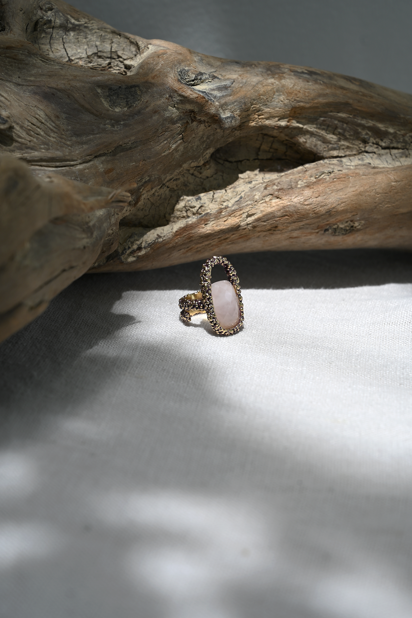 ダニエラデマルキ / Daniela de Marchi <br> Empatia Collection <br>リング（Ring)［AN0235 OVI ローズクオーツ］Free Size
