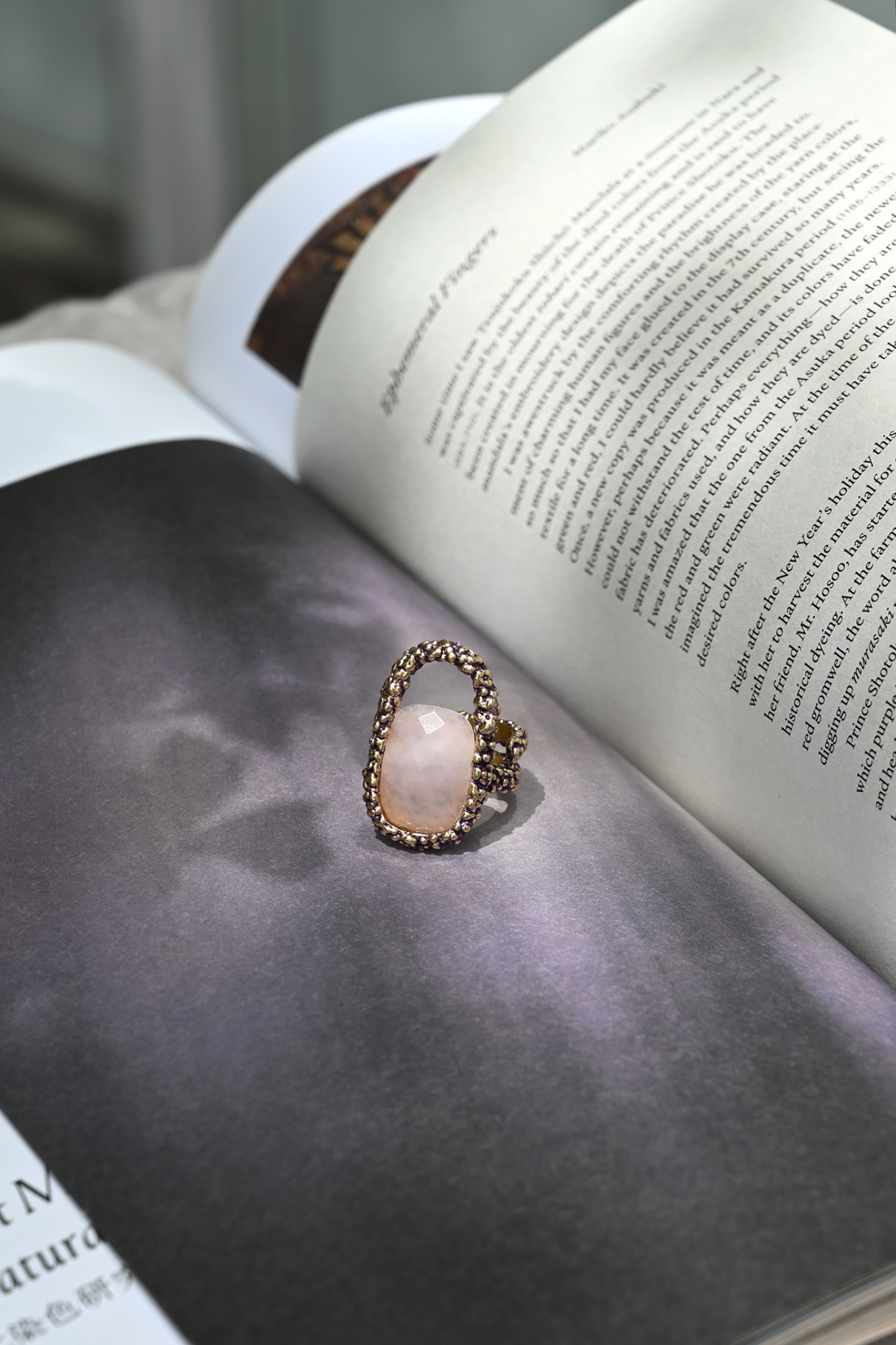 ダニエラデマルキ / Daniela de Marchi <br> Empatia Collection <br>リング（Ring)［AN0235 OVI ローズクオーツ］Free Size