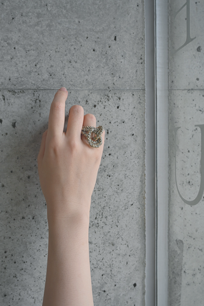 ダニエラデマルキ / Daniela de Marchi <br> CAOS Collection<br>リング（Ring）[AN0238 OAG] Free Size