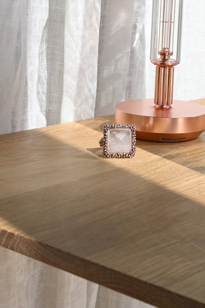 ダニエラデマルキ/Daniela de Marchi<br>Gatsby Collection<br>リング（Ring）［AN0200 OVI ローズクォーツ］freesize