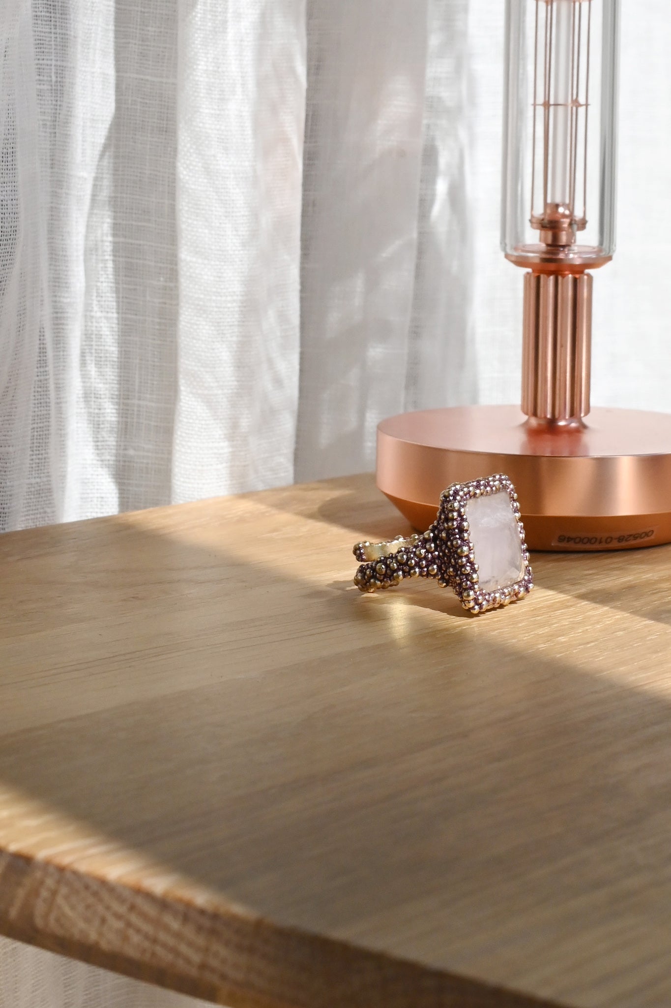 ダニエラデマルキ/Daniela de Marchi<br>Gatsby Collection<br>リング（Ring）［AN0200 OVI ローズクォーツ］freesize