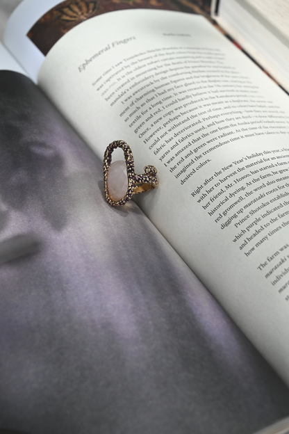 ダニエラデマルキ / Daniela de Marchi <br> Empatia Collection <br>リング（Ring)［AN0235 OVI ローズクオーツ］Free Size