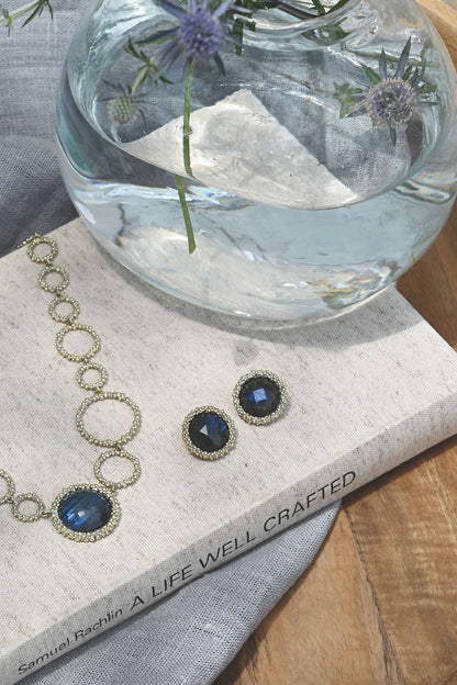 ダニエラデマルキ / Daniela de Marchi <br>Contaminazion Collection<br> イヤリング（Earrings）［OR1224 OAG ラブラドライト］