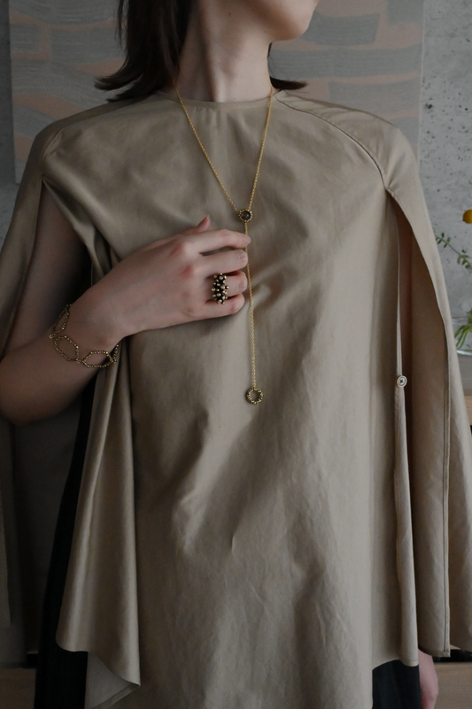 ダニエラデマルキ / Daniela de Marchi <br> Inclusion Collection<br> ネックレス（Necklace）［ CL5614 OBR スモーキークオーツ］