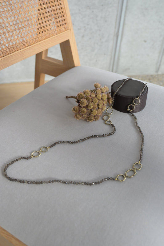 ダニエラデマルキ/Daniela de Marchi<br>Sottovoce Collection<br>ネックレス（Necklace）［CL5659　OBR SmokyQ］