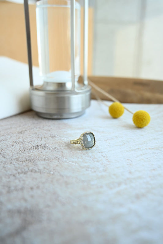 ダニエラデマルキ / Daniela de Marchi <br> Little Secrets Collection <br>リング（Ring）［AN138 OAG ラブラドライト］#12