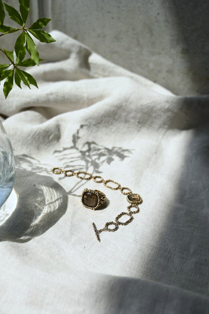 ダニエラデマルキ / Daniela de Marchi <br> Little Secret Collection<br>ブレスレット（Bracelet）［BR3118 OBR スモーキークオーツ］