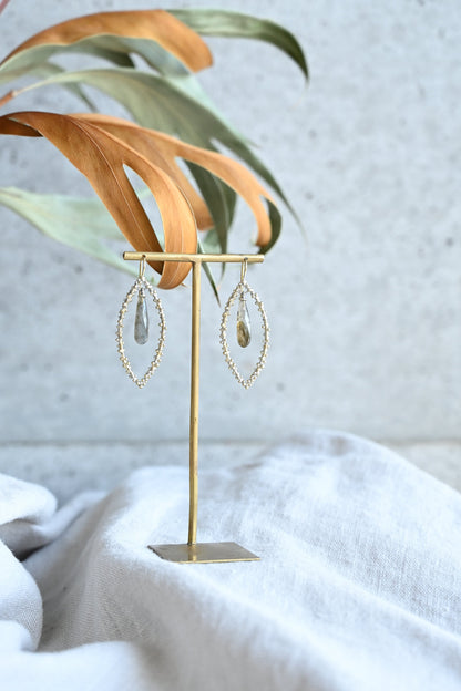 ダニエラデマルキ / Daniela de Marchi <br> Ⅰmpero Collection<br>ピアス（Pierces）［OR1395 OAG ラブラドライト］