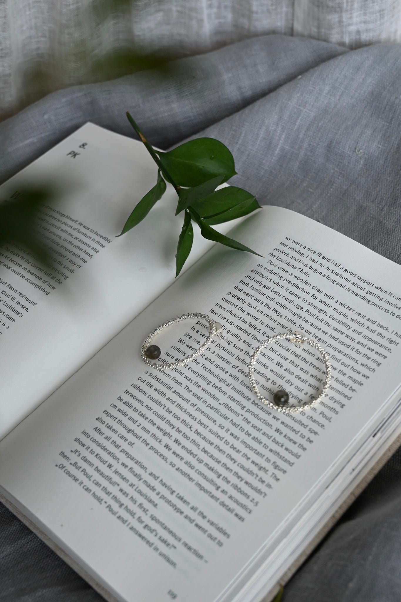 ダニエラデマルキ / Daniela de Marchi <br> ピアス（Pierces）［OR0001 ACH ラブラドライト］