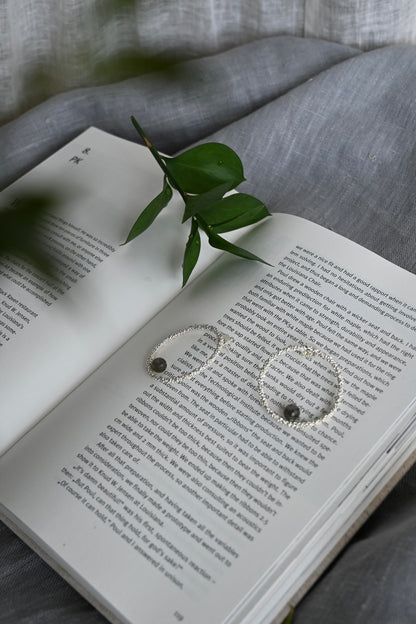 ダニエラデマルキ / Daniela de Marchi <br> ピアス（Pierces）［OR0001 ACH ラブラドライト］