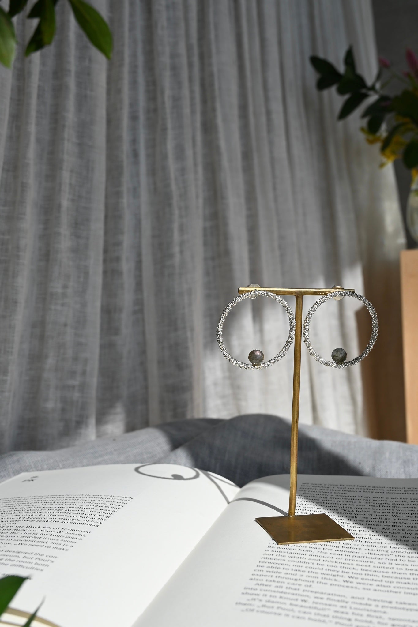 ダニエラデマルキ / Daniela de Marchi <br> ピアス（Pierces）［OR0001 ACH ラブラドライト］