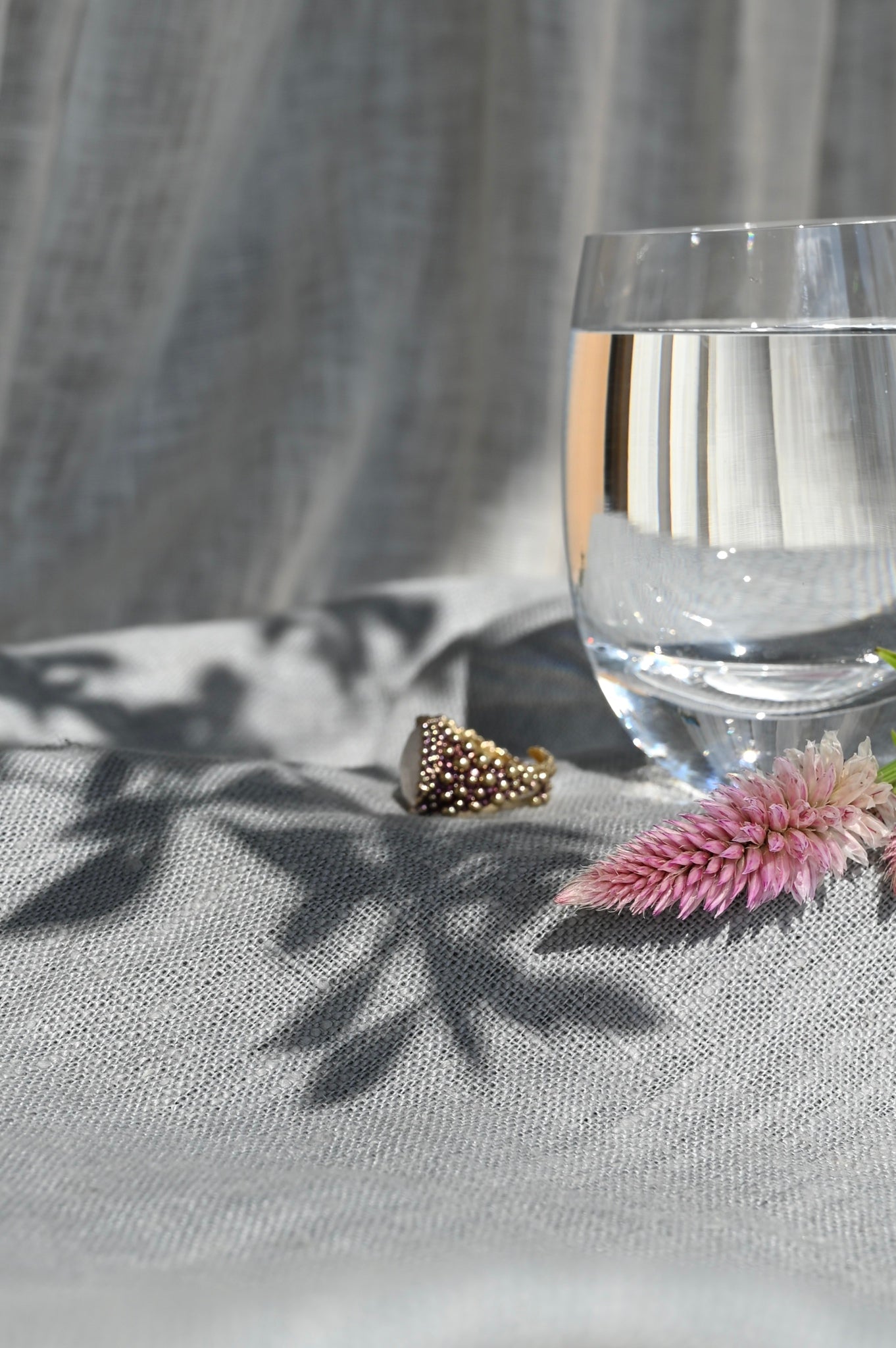 ダニエラデマルキ / Daniela de Marchi <br> La Voce  Collection <br>リング（Ring）［AN0219 OTVIO ローズクオーツ］フリーサイズ