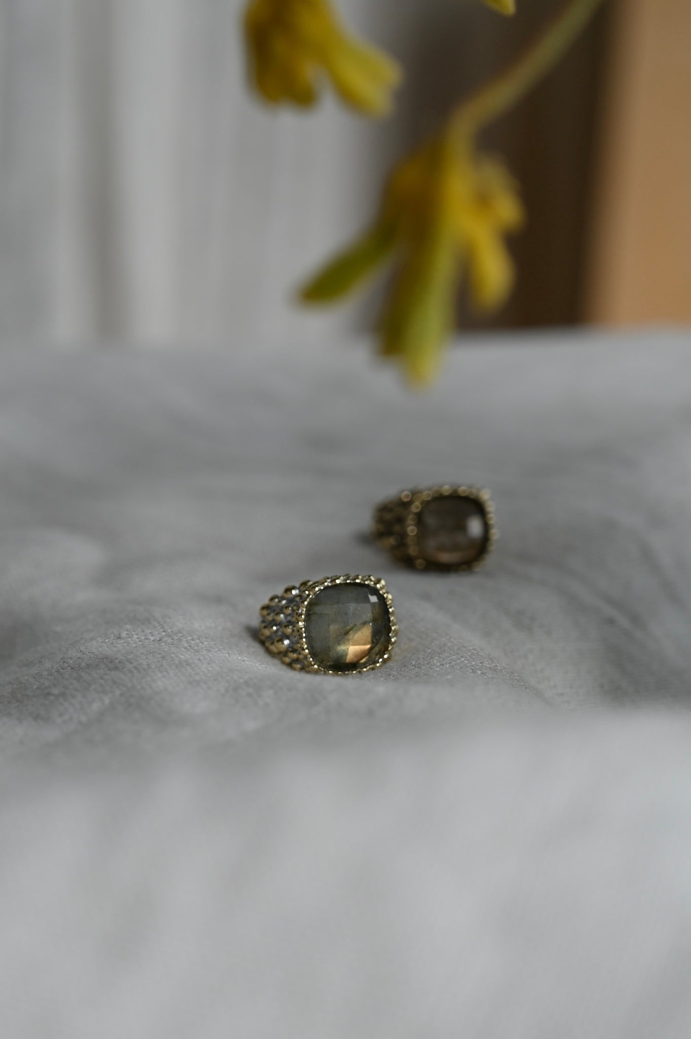 ダニエラデマルキ / Daniela de Marchi <br> La Voce  Collection <br>リング（Ring）［AN0219 OAG ラブラドライト］フリーサイズ