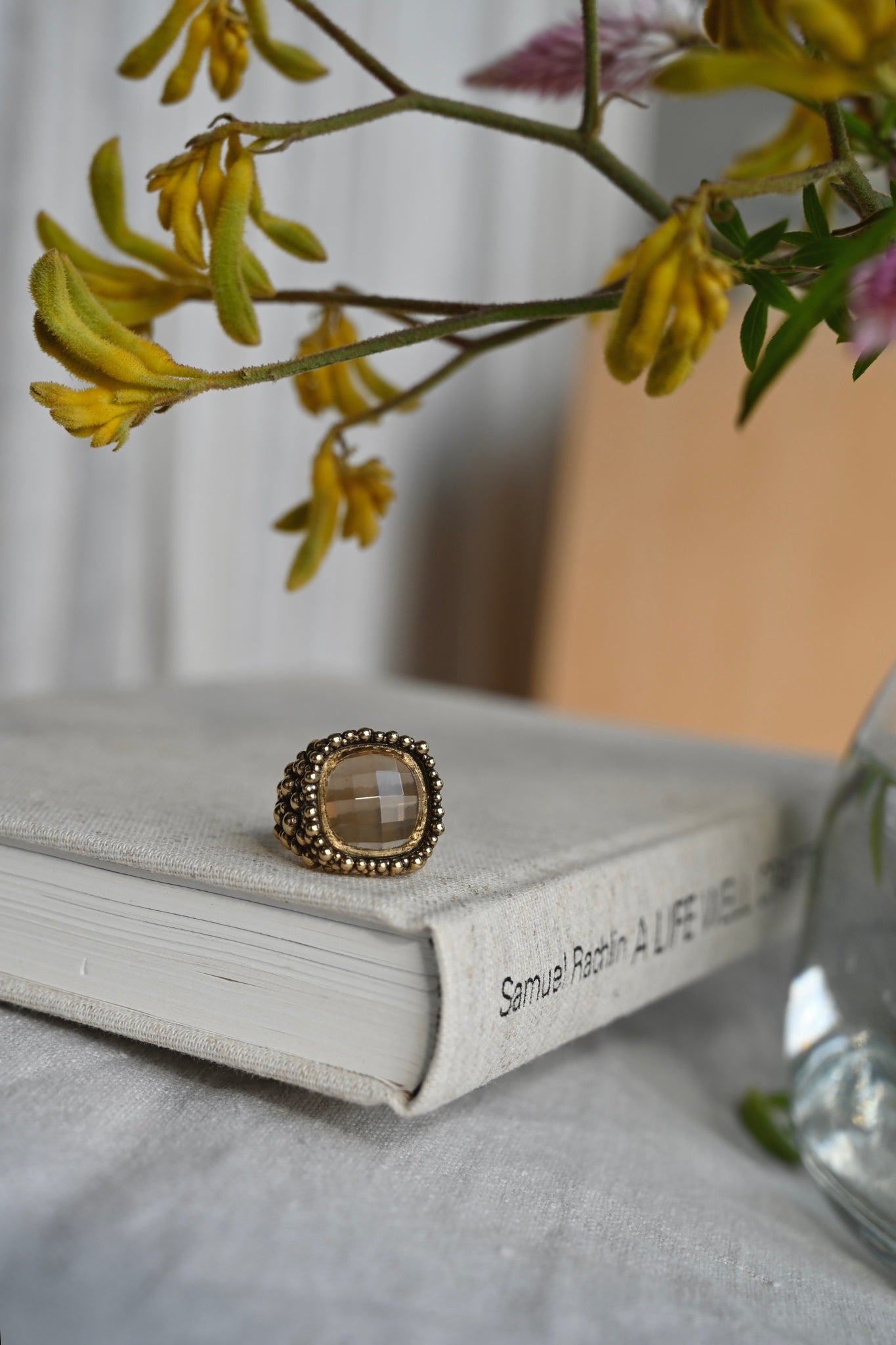 ダニエラデマルキ / Daniela de Marchi <br> La Voce  Collection <br>リング（Ring）［AN0223 OBR スモーキークオーツ ］フリーサイズ