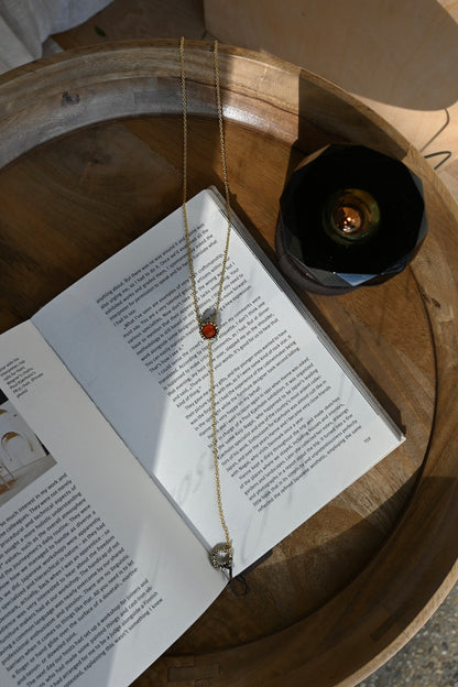 ダニエラデマルキ / Daniela de Marchi <br> Inclusion Collection<br> ネックレス（Necklace）［ CL5614 OBR カーネリアン］