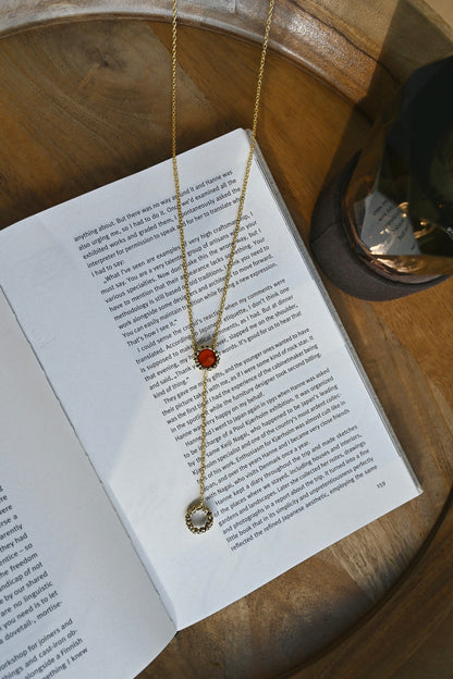 ダニエラデマルキ / Daniela de Marchi <br> Inclusion Collection<br> ネックレス（Necklace）［ CL5614 OBR カーネリアン］